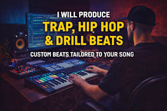 make you a beat for trap or hip hop beat custom