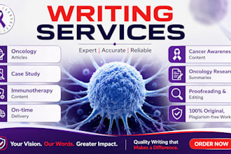 write accurate oncology articles, blogs and research content
