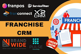 setup franchise crm franconnect servicetitan vcita x2crm brandwide better pulse