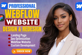 design webflow website, figma to webflow or develop webflow website