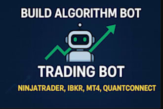 develop quantconnect, metatrader, and ibkr trading bots, n8n