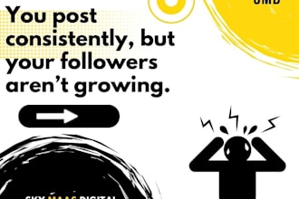 be your social media growth specialist to increase engagement