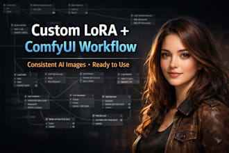 train a custom lora and comfyui workflow for stable diffusion or flux