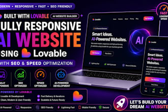 build a professional ai website using lovable ai website builder lovable builder