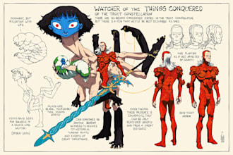 comic book illustration with comic book illustrator