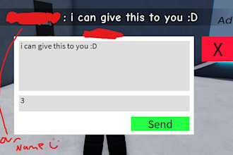 be a dev for your roblox game