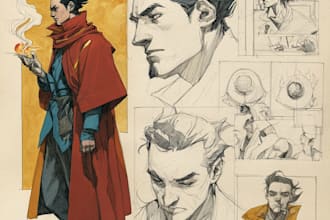 design characters and comic books