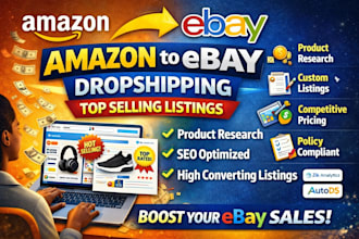 do amazon to ebay dropshipping top listings