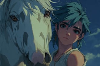 ake a pony or illustrious lora of an anime boy character