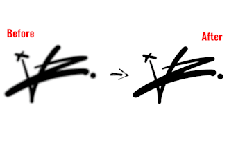 vectorize or redraw your logo into high quality vector
