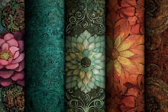 create seamless pattern design and vector pattern
