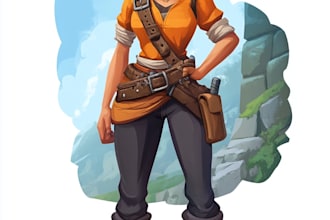 draw 2d game character or 2d game character