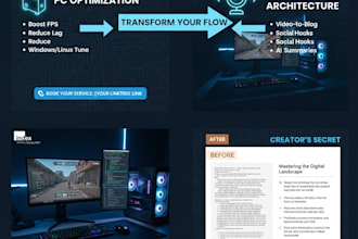 optimize your PC for maximum fps and ultra low latency