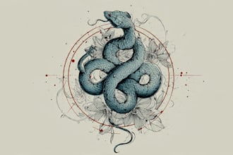 draw a custom tatto design