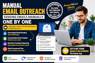 send emails one by one manully