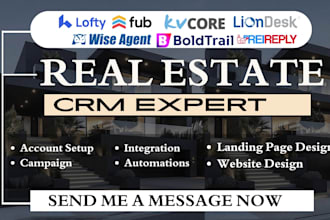 setup, manage real estate crm, lofty crm, kvcore, follow up boss, boldtrail idx