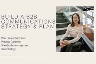 help you build a b2b communications strategy or plan