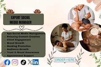 be your spa and wellness center social media management to attract more clients