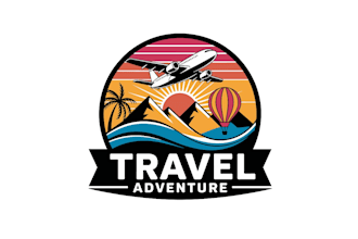 create exclusive and marvelous travel logo design