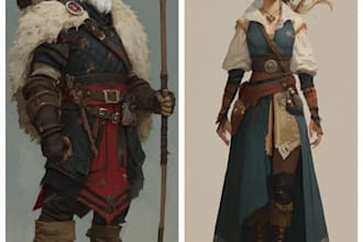 dnd character art and dnd character art