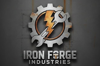 design a professional industrial logo for your business
