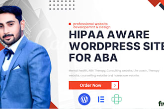 build a secure, hipaa aware wordpress site for aba