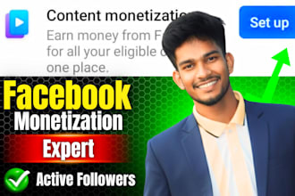complete facebook page monetization for content monetization