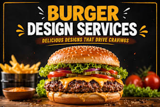 design a burger poster menu that gets more orders