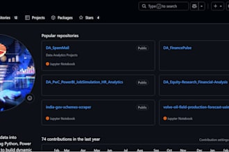 do data analysis as per demand