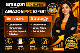 setup, manage and optimize amazon PPC campaign and amazon advertising ads