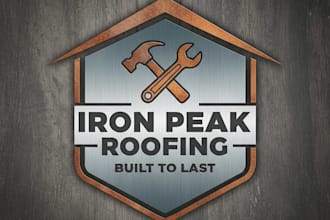 design a professional roofing logo for your roofing business