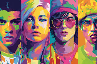 make awesome wpap pop art portrait
