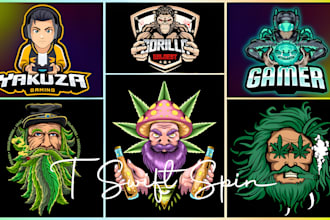 design esports logo in 1 day for twitch, kick, youtube, esports team, gaming