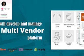 develop and manage multi vendor platforms to help grow your business