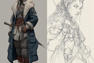 dnd character art and dnd character art