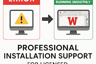 provide professional installation support for embroidery software