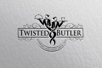 do modern super good looking swirl logo
