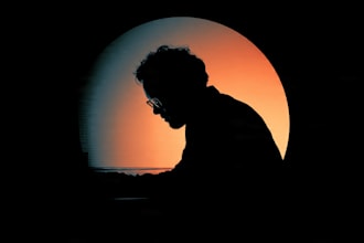 create a professional silhouette logo and silhouette object