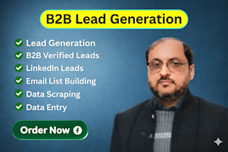 provide lead generation, data scraping and email list building
