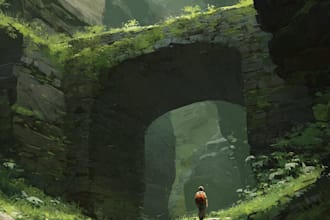 draw a environment concept art