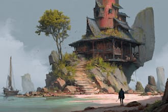 do fantasy concept art