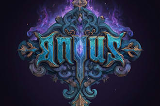 design a custom fantasy logo