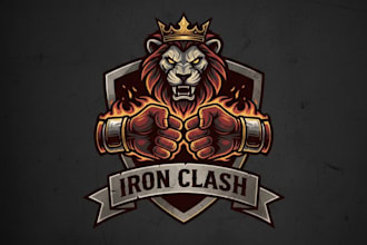 design a professional boxing logo for your gym, team, or brand