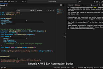 fix node js bugs or write small backend scripts