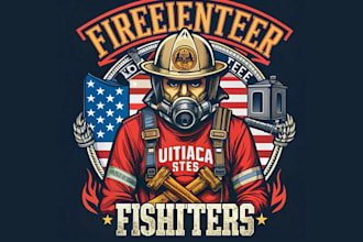 design high quality fire department logo with unlimited revision