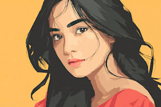 do a vector portrait for you