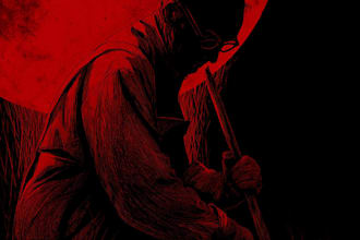 draw a horror illustration