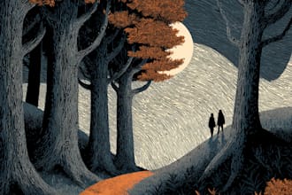 craft unique handcrafted linocut illustrations for you