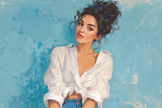 draw portrait illustration from photo