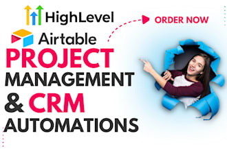 setup gohighlevel monday crm custom airtable form database automation interface